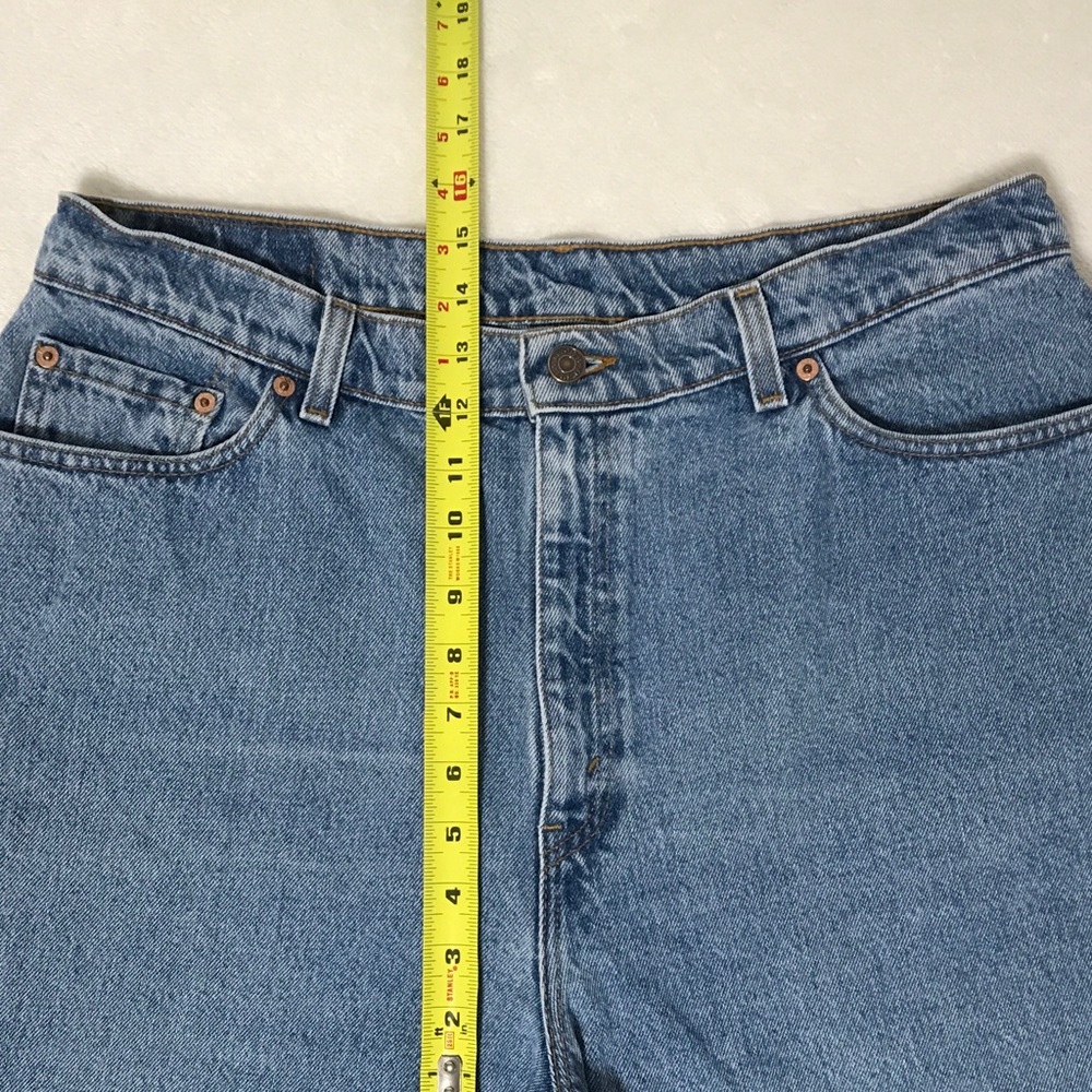Vintage 500 Levi’s High Rise Relaxed Fit Tapered Leg Denim Jeans - Picture 3 of 10
